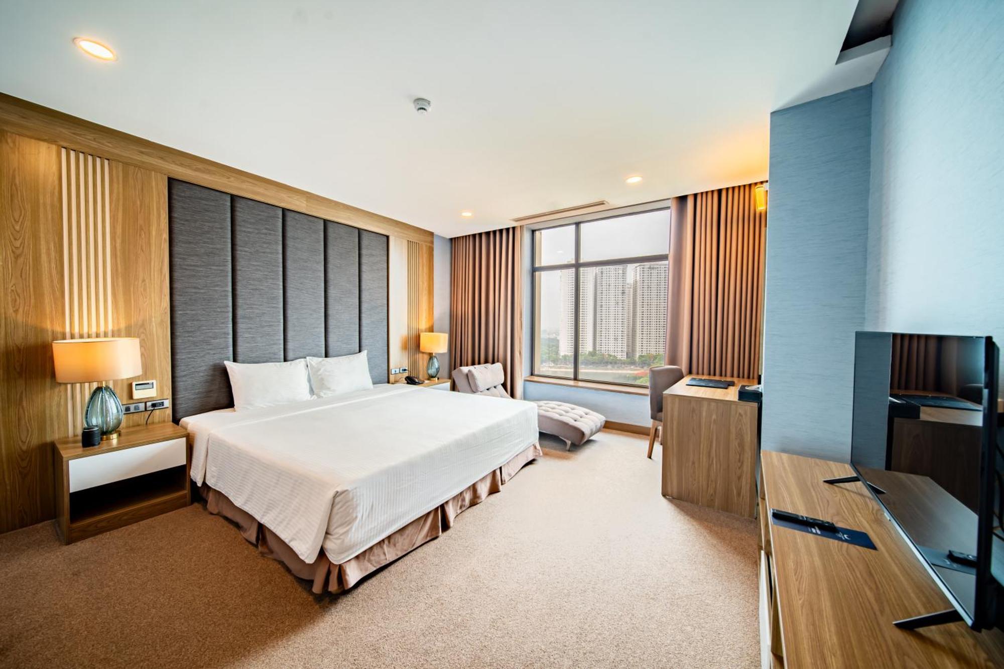 Muong Thanh Grand Hanoi Hotel Hanói Exterior foto